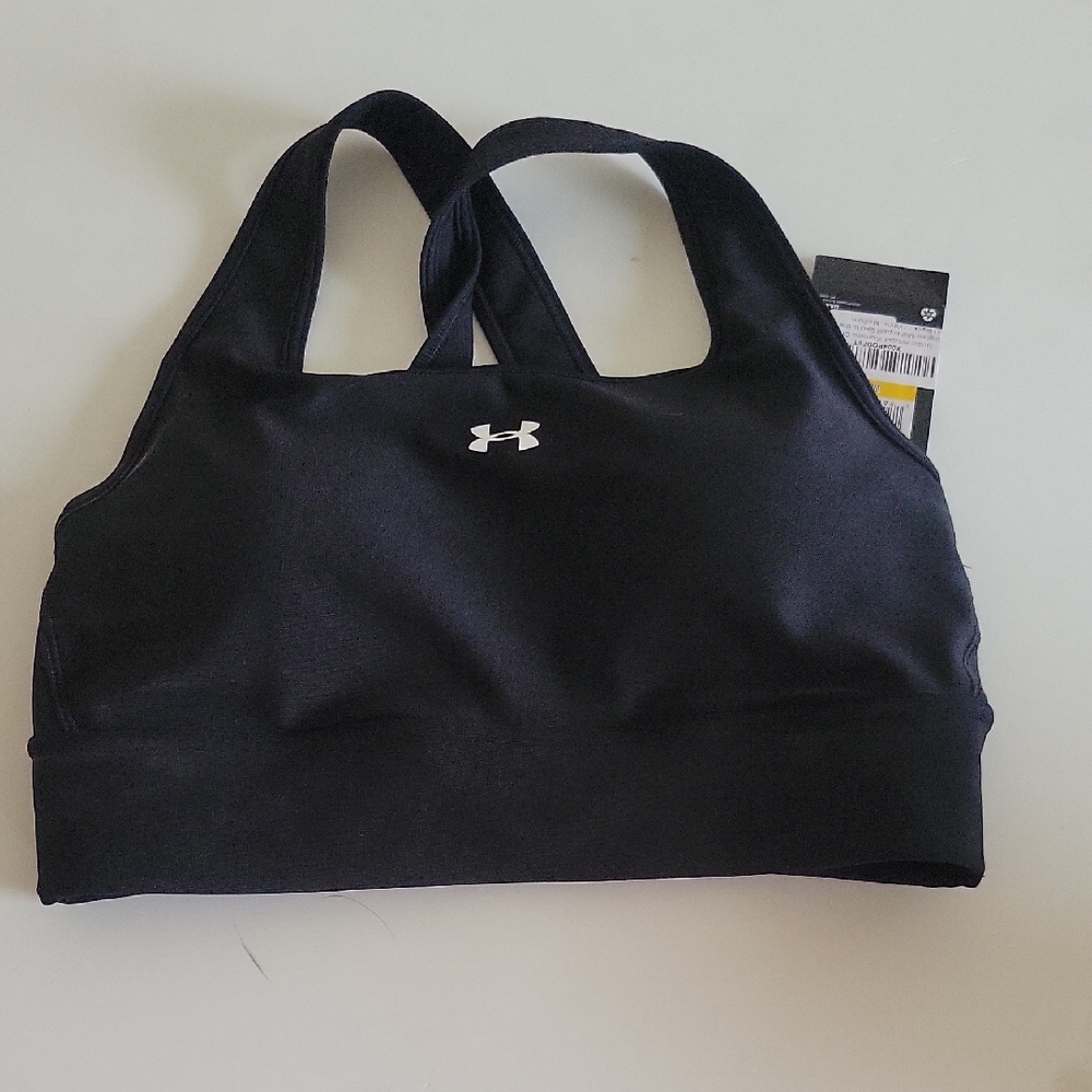 Under Armour Black Women's Sports Bra Size Medium New